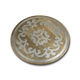 GG Collection 22" Wood Lazy Susan With Metal - 20% OFF
